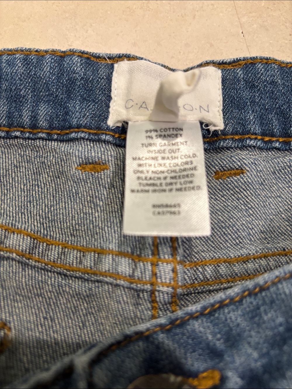 Caslon Boyfriend Classic Women's Denim Roll-Cuff Shorts Sz 30 - Picture 4 of 8